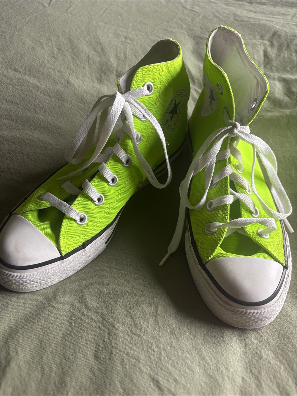 Converse Unisex Chuck Taylor All Star High Top Sneakers - Neon Lime